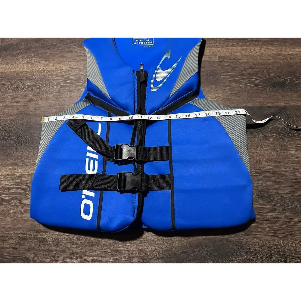 O'Neill Oneill Mens Reactor Uscg Life Vest Pacific/Lunar/Blacksmall Blue XL